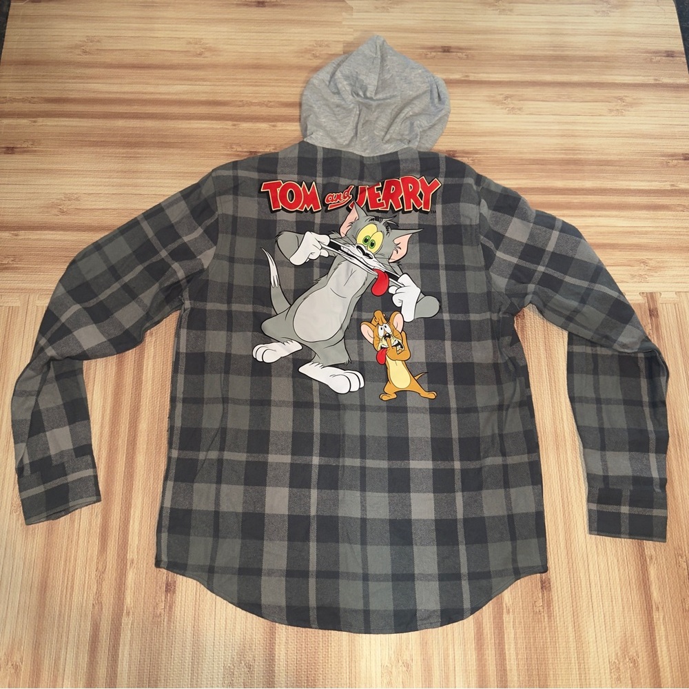 Tom & Jerry Lightweight Flannel | Large | New